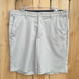 Men's GREG NORMAN Everbest Golf Shorts W34 shorts 10" performance khaki wicking